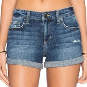 Joes Denim Jean The Rolled Phone Pocket Short in Petra